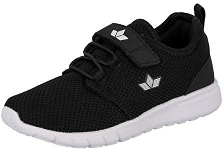 Lico Unisex Kinder Pancho VS Sneaker, Schwarz/ Weiß, 35 EU