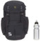 Rucksack Nitro Daypacker Alltagsrucksack Laptop Fach Schulrucksack Vintage + Flasche (True Black)