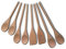 Set di utensili da cucina in legno, cucchiai e spatole, durevoli ed ecologici, 8 pezzi, perfetti per padelle e pentole antiaderenti