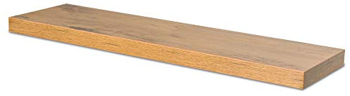 levandeo Wandboard Bobby B x H x T: 80x3,8x22,5cm Wildeiche Eiche 80cm Wandregal Board Bücherregal