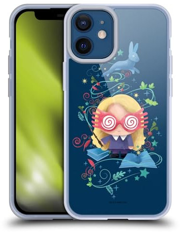 Head Case Designs Officially Licensed Harry Potter Luna Lovegood Deathly Hallows II Gel Case [Military Grade Protection] Compatible with Apple iPhone 12 Mini and Compatible with MagSafe