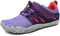 SAGUARO Bambini Barefoot Shoes Bambino Bambina Scarpe Sportive Barefoot Antiscivolo Scarpe Bambini Minimaliste Scarpette de Trail Running Viola,Gr.26