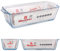 Quttin - Fuente de Vidrio para Cocina, Borosilicato Cristal, Rectangular, Microondas Horno Congelador y Lavavajillas, 23.1 x 10 x 6.1 cm - 825 cc