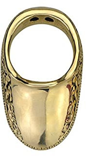 20mm Bogenschießen Daumenring Messing Fingerbogenschütze schmerzloser Fingerschutz Schießen Daumenring