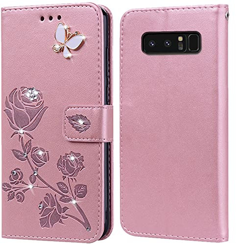 Cover per Samsung Galaxy Note 8 Custodia,Carta Fessura, Supporto Stand,Silicone TPU,Flip Protettiva Case per Samsung Galaxy Note8(6.3)