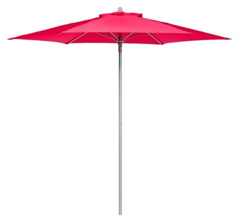 Hespéride - Parasol droit rond Anzio Grenade