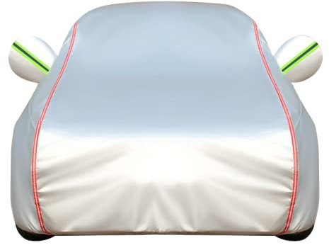 Autoabdeckung Vollgarage für VW Transporter VI / Caravelle Bus (2015-2019), Autoabdeckung Vollgarage Auto Abdeckplane Hagelschutz Staubdicht Wasserdicht Autohülle Autoplane Winter & Sommer(Color:A,S