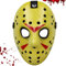 AENEY Jason Hockey Maske, Horror Maske, Luxus PVC Halloween Kostüm gruselige Masken Stütze für Erwachsene