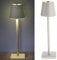 Cepewa Tischleuchte mit Touchfunktion | Nachttischlampe aufladbar mit USB Kabel | Helligkeit regulierbar | Farbwechsel | warmweiß | inkl. Ladekabel (1x Tischleuchte weiß 38cm mit Akku)