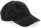 Beechfield - Baseball-Mütze Verkleidet (Einheitsgröße) (Schwarz)