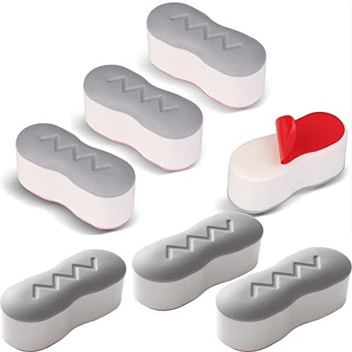 8PCS Toilet Seat Bumpers Universal Lid Bidet Replacement Bumper Kit Seat Spacers Attachment Replacement Stabilizers for WC Cover