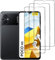 Quanen Electronic Protector de Pantalla para Xiaomi POCO M5, [3 Unidades] Cristal Templado para Xiaomi POCO M5,Vidrio templado 9H,Sin Burbujas, Alta Definicion,Anti-Arañazos