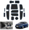 GAFAT Dacia Sandero 3/ Sandero Stepway III 2021-2024 2025 Antirutschmatten, Sandero 2023 Gummimatten, Mittelkonsole Matten, Türnaht Matten, Dacia Sandero 3 Zubehör (Blau)