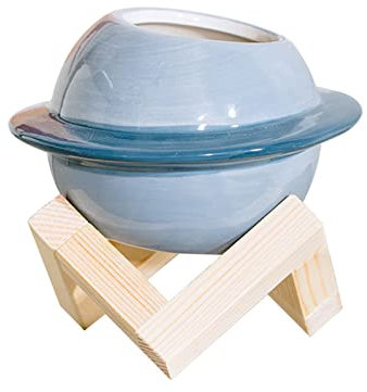 QUINTRA Piatti multipli di colore lussuoso/piatto in ceramica smaltata con logo in terracotta con sottobicchieri (A, taglia unica)