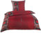 BaSaTex kühlende Sommer Mikrofaser Bettwäsche Set 4teilig 135x200 cm | 100% Polyester | 135x200 + 80x80 cm | Design: Ruby