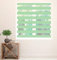 Zebra Blind Day and Night Roller Blind Aluminium Frame Dual Layer Fabric Modern Window Blind Easy to Install Easy Clean Privacy Living Room Kitchen Bedroom Bathroom 155 cm Drop (Green, 160cm Width)