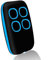 Telecomando Cancello Universali 4 in 1, Telecomando per Cancelli a Codice Fisso Universale frequenza 433 mhz, Radiocomando Cancello programmabile, apricancello duplicatore programmabile BLU
