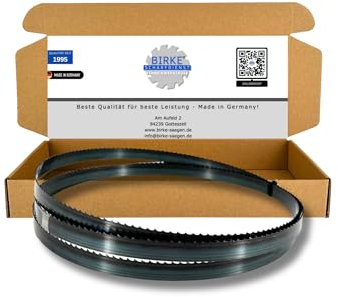 Birke® FLEXBACK & UDDEHOLM Bandsägeblätter 1790mm Breite 6-15mm für Weich- und Hartholz (1790x13x0,65 6ZpZ (FLEXBACK))