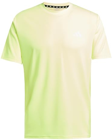 adidas Herren Train Essentials Training Tee, Lucid Lemon/White, M