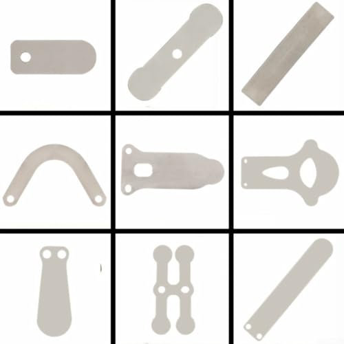 Silent Air Kompressor Pumpenkopf Ersatz Ventilplatten Metall Material 3 Stück (D)