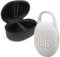 JBL Clip 5 Bluetooth Speaker and divvi! Protective Case - White