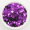 1000 Stück 0,4 cm runde Pailletten PVC lose Pailletten Pailletten Nähdekoration DIY Zubehör-violett-0,4 cm
