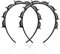 2 Stück Haarreif mit Klammern, Hair Twister Haarreifen, Geflochtene Stirnbänder, Double Bangs Hairstyle Hairpin, Twist Clip Stirnband, Stirnband Frisurenhilfe, Styling-Zubehör für Frauen und Mädchen