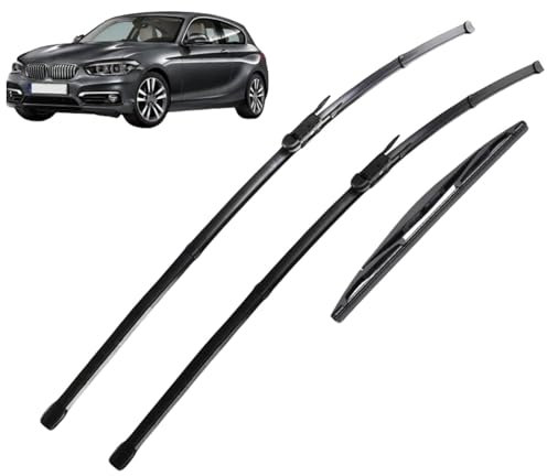 LZQbld Scheibenwischer Vorne Set für BMW 1er F20 F21 2011–2019, 22''+18''+12'', Ersatzwischblätter Wischerblätter Windscreen Wipers