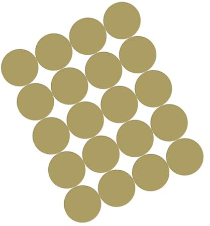 MOLUCKFU 1blatt Goldene -wandsticker Abnehmbare Dots Wanddekorationen Muster Für Kinderzimmer Schlafzimmer Hotel Für Oberflächen Einfach Anzubringen Und Wiederverwendbar
