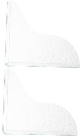 Alipis 2pezzi Paraspruzzi per Doccia e Vasca da Bagno per Angoli Doccia Resistente Usura e Rottura Facile Installazione e Rimozione Trasparente Moderno e Pratico