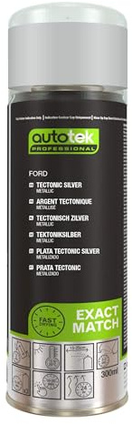 Autotek Professional Exact Match Car Spray Paint - Ford Tectonic Silver Aerosol Spray 300ml