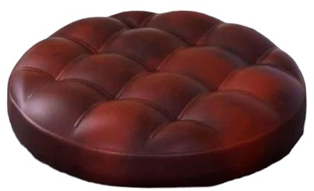 Colcolo Barhocker-Sitzkissen, Barhocker-Zubehör, Barhocker-Sitzplatte, Ersatzteil für Esszimmer, Küche, Geschäft, Friseurladen, Rotbraun