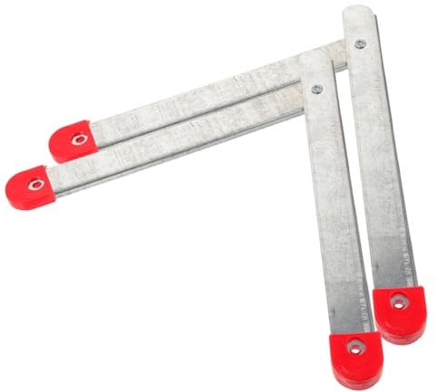 VILLCASE 2 Sets Folding Ladder Hinge Replacement Aluminum Alloy Tie Rod Ladder Hinge Part