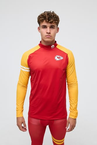 OOSC Men's Kansas City Chiefs - Oosc X NFL Baselayer Top Men's Baselayer Top (Pack of 1)
