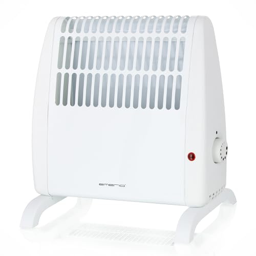 EMERIO Frostwächter | 500W Heizleistung | elektrische Heizung | Halt Räume frostfrei | regelbarer Thermostat | Frostschutzfunktion | Überhitzungsschutz | große Standfüße + Wandhalterung | FG-117320