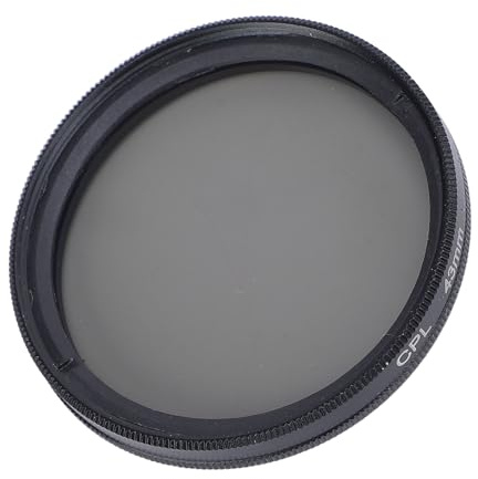 Cryfokt Polarisationsfilter aus Optischem Glas, Zirkularpolarisationsfilter Zur Verhinderung von Überbelichtung, CPL-Effekt für Naturfotografie, Matt Beschichteter Rahmen (43MM)