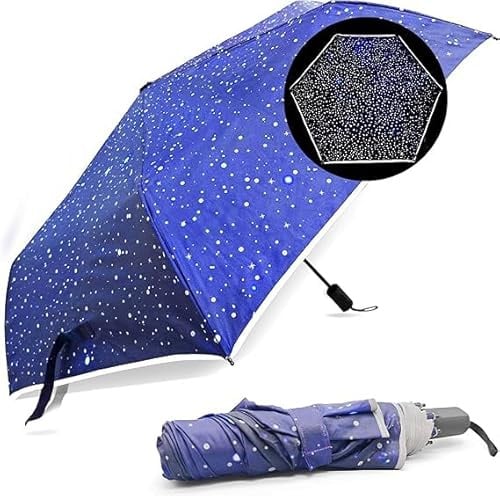 RoserRose Regenschirm Kinder Reflektierend, Wasserdichte Stock Regenschirme, Ultraleicht, Kinderschirm Mit Safety Reflektoren, BelüFtet Winddicht, Kinder Regenschirm