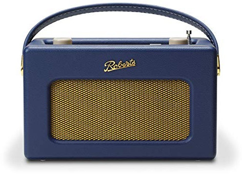 Roberts Radio REV-ISTREAM3MB Retro DAB/DAB+ FM Wireless Portable Digital Bluetooth Radio Alexa Voice Controlled Smart Speaker Revival iStream 3 - Midnight Blue