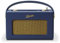 Roberts Radio REV-ISTREAM3MB Retro DAB/DAB+ FM Wireless Portable Digital Bluetooth Radio Alexa Voice Controlled Smart Speaker Revival iStream 3 - Midnight Blue