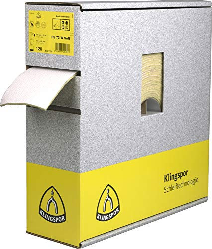 Klingspor PS 73 BWF Schleifrolle wirkstoffbeschichtet, 115 x 25000 mm Korn 240 140PERF Art.: 321757
