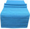 Outdoor Tischläufer recht-eckig 140x40 cm in türkis blau meliert - Modernes Tisch-Tuch als wetterfeste Garten-Tischdecke - Abwaschbare Außenbereich Abdeckung als große Garten-Tische Camping Tisch-Deko