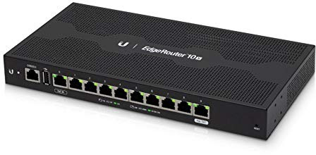 Ubiquiti Networks EdgeRouter 10X router cablato Collegamento ethernet LAN Nero
