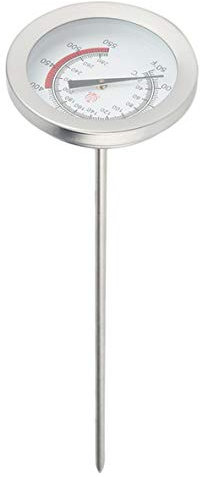 Gshy Fries Frittieröl Fryer Frit BBQ Grill Hähnchenflügel Grill Thermometer Edelstahl Lebensmittelecht Öl Grill Thermometer Thermometer