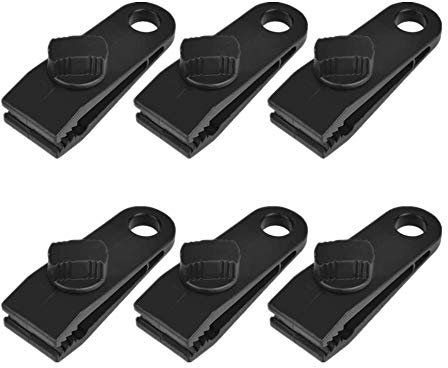 Aestm Lot de 6 pinces à linge pour le serrage et la fixation