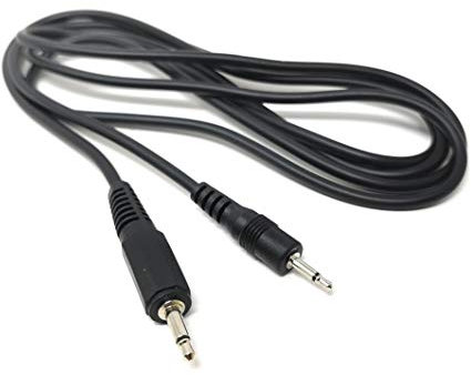 Maincore 1.5m Long 2.5mm to 3.5mm Mono Jack Cable Lead, Audio/Power/Video 2 pin