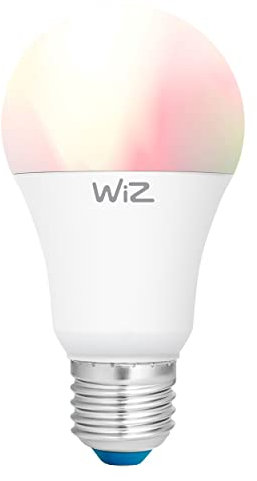 WiZ Smarthome LED Lampe, WLAN. Alexa, Google, 810lm, 2200-6500K, 25.000h, E27, weiss
