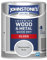 Johnstone's - Wood & Metal Paint - Gloss Finish - Manhattan Grey - 750ml - Water Based - Non Drip & Quick Drying - Radiator Paint - Low Odour - Dry in 1-2 Hours - 8m2 Coverage per Litre