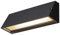 SLV PEMA® WL, Outdoor LED Wandaufbauleuchte schwarz CCT switch 3000/4000K, Schwarz / Transparent