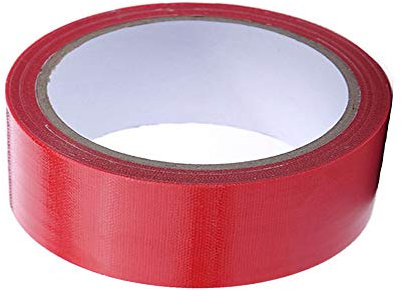 Lot de 2 rouleaux de ruban adhésif Gaffer étanche multifonction pour réparations 10 m de long et 2,5 cm de large Rouge