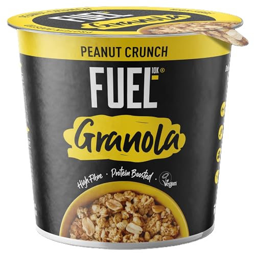 FUEL10K Protein Boosted Peanut Crunch Granola Pot, 70g